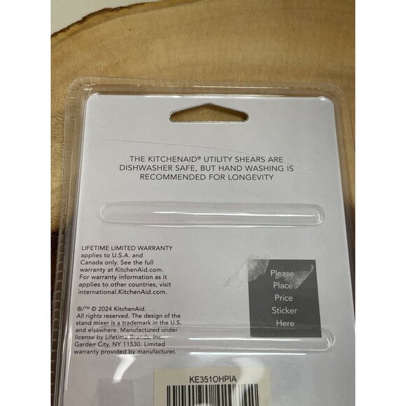 KitchenAid Lt Green Utility Shears Stainless Steel Blades Dishwasher Safe  New! - Picture 3 of 4